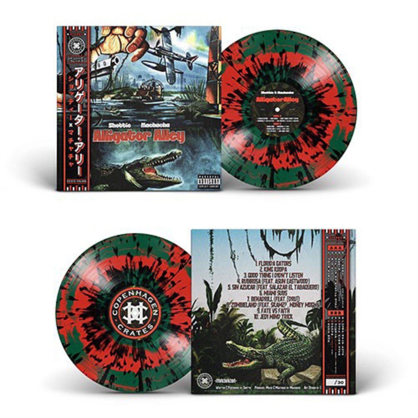 Shottie x Machacha - ALLIGATOR ALLEY Vinyl Record (w OBI Strip) *LIMITED*